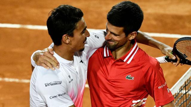 德约三盘击退本土黑马 罗马站决赛将再演“德纳决”